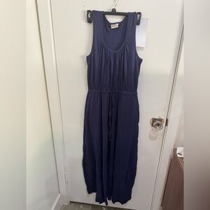 Pact Deep Purple Sleeveless Maxi Dress